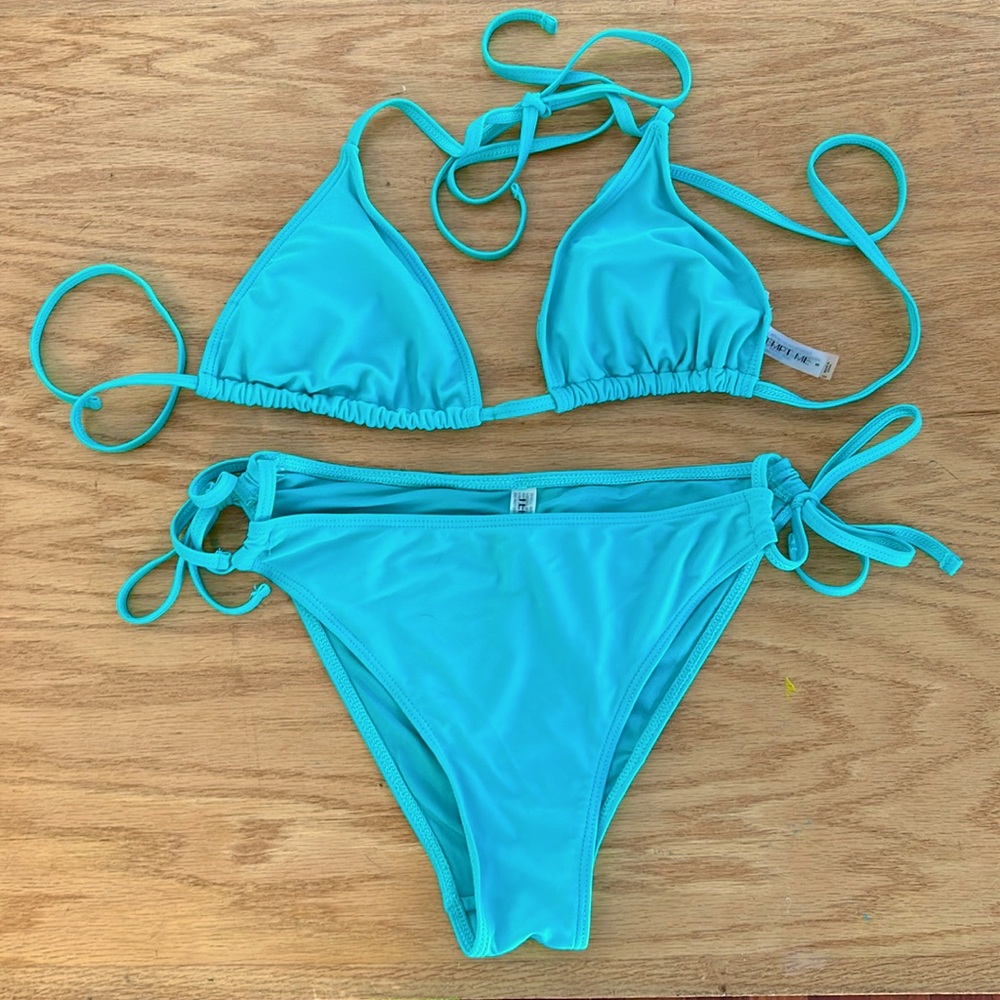 Turquoise bikini size S